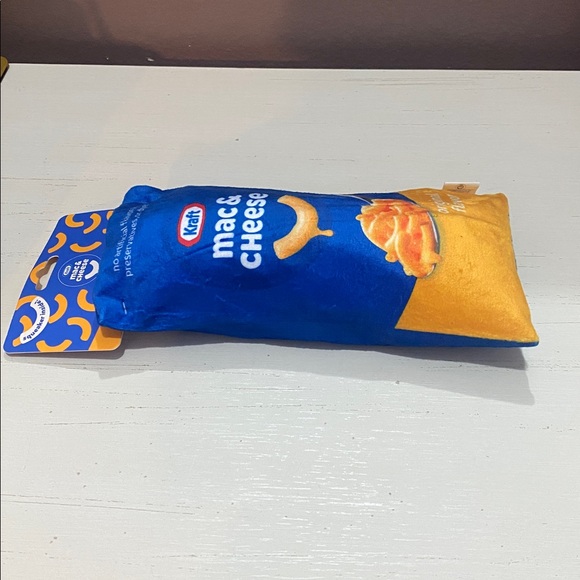 Mac & Cheese Plush Dog Squeaky Crinkle Toy! - Picture 2 of 5